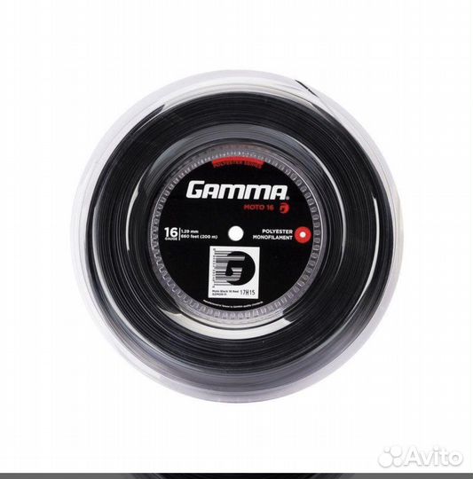 Теннисные струны (граненые) Gamma Moto 16, 17 200м