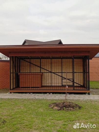 Вольер для собак уличный зимний