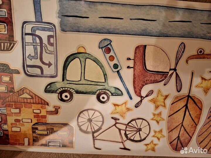 Набор интерьерных наклеек 