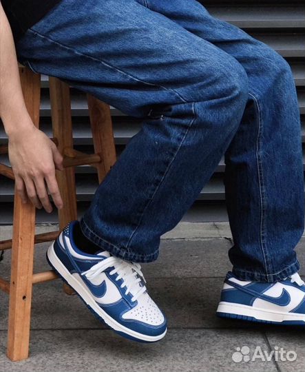 Nike Dunk Low Industrial Blue Оригинал Poizon