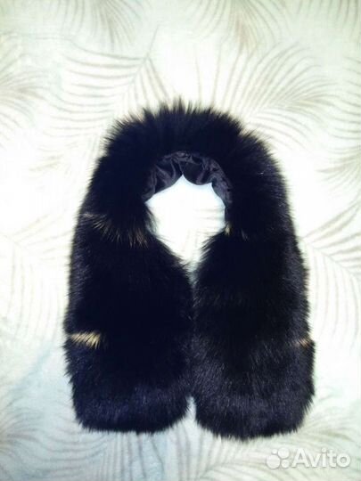 Меховой воротник новый