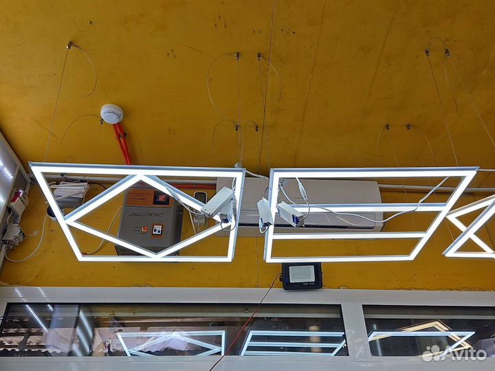 Светильник рамочный 60см60см 65ват