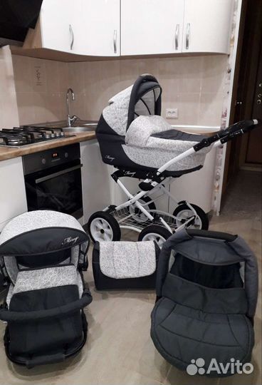 Коляска teddy fenix 3в1