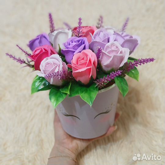 Мыльные розы букеты