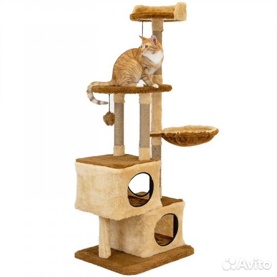 Домик для кошки с когтеточкой