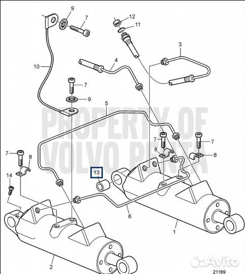 Втулка 3863092 Volvo Penta