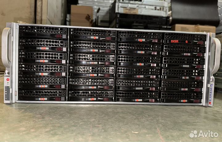Схд Supermicro на базе шасси SCE-846 (24 HDD LFF)