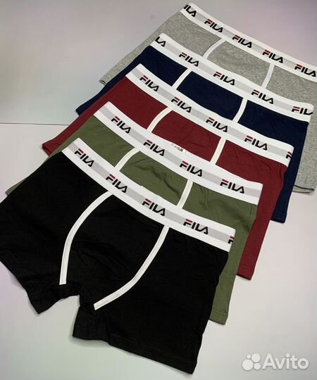 Трусы мужские боксеры 5+1 fila