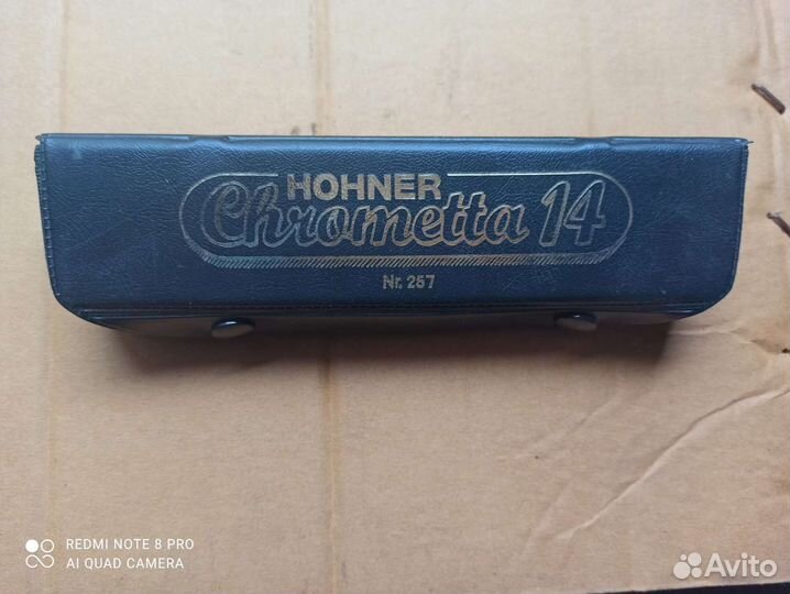 Губная гармошка hohner chrometta 14