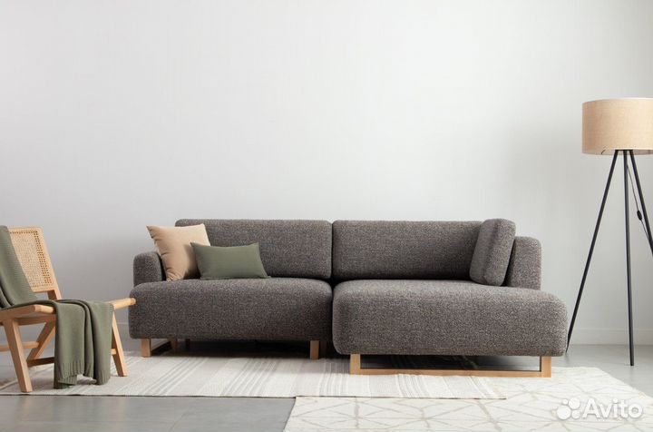 Диван угловой Онте Textile Grafit