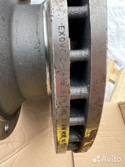 Диск тормозной BPW 430