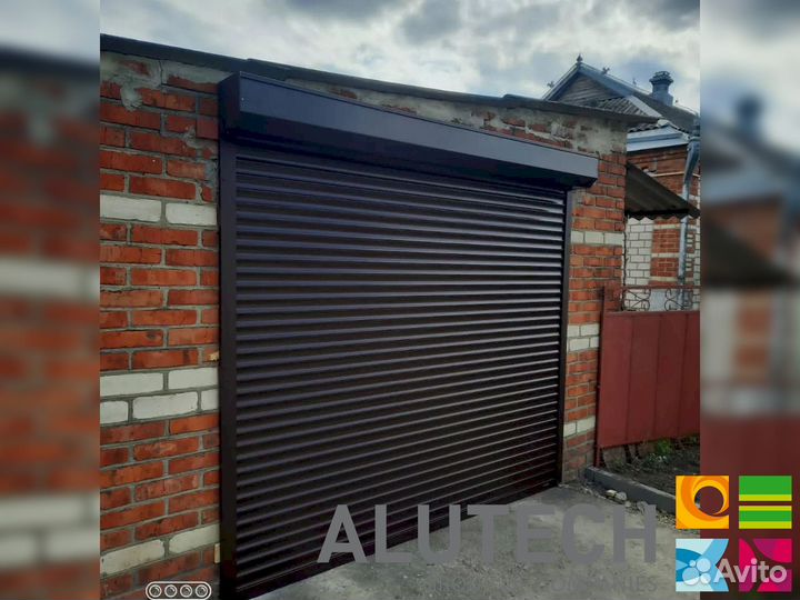 Ворота алютех роллетные