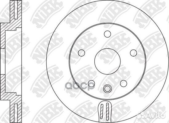 Диск тормозной ford S-MAX/mondeo 07/volvo S60