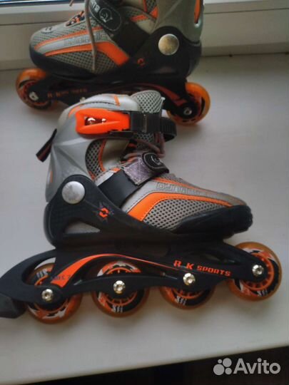 Роликовые коньки раздвижные р 30-33