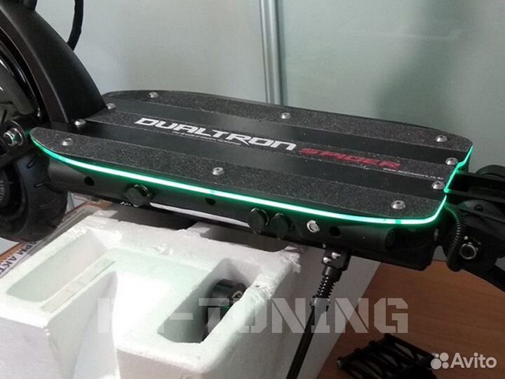 Подсветка под штатную деку электросамокта любого