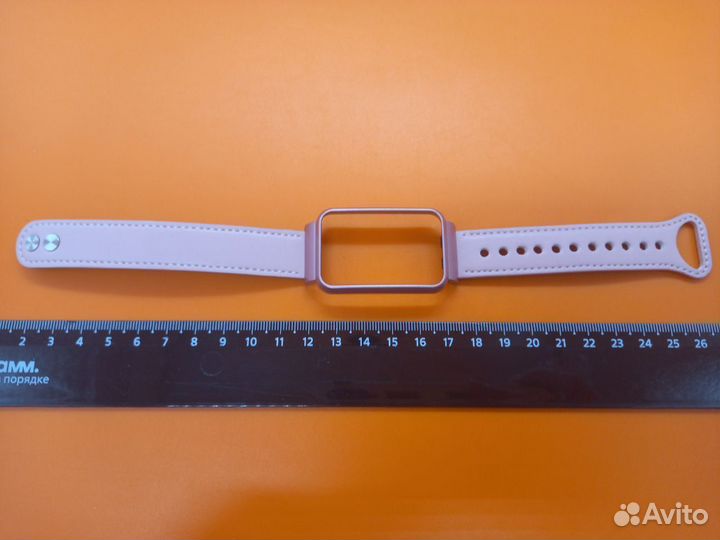 35625 Кожаный ремешок для Xiaomi Mi Band 7 pro, ме