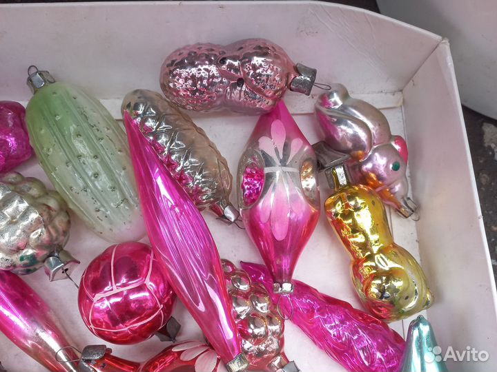 Елочные игрушки СССР одним лотом