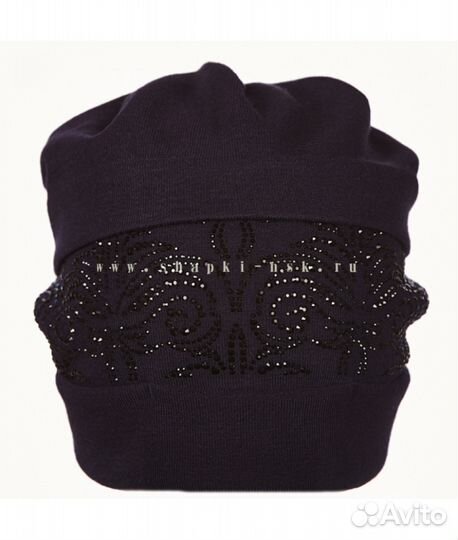 Шапка двуслойная черная новая