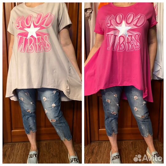 Туника хлопок Италия 50-54