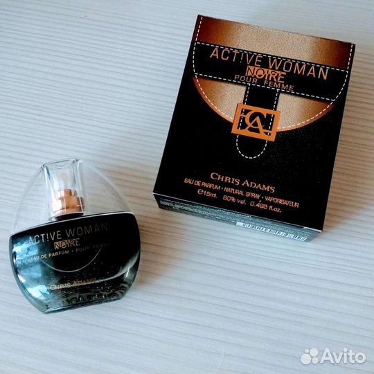 Парфюмерная вода Chris Adams Active woman noire 15