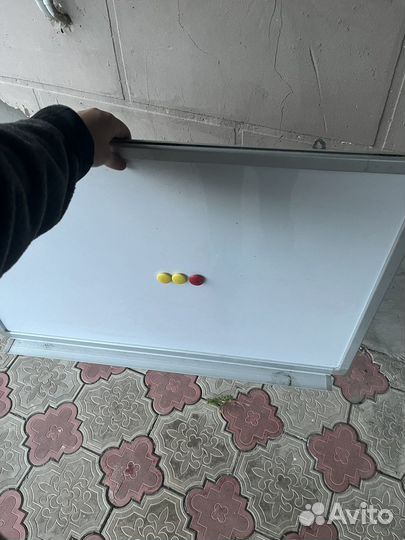 Доска магнитно-маркерная brauberg белый/хром