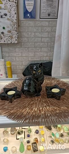 Кошка черная