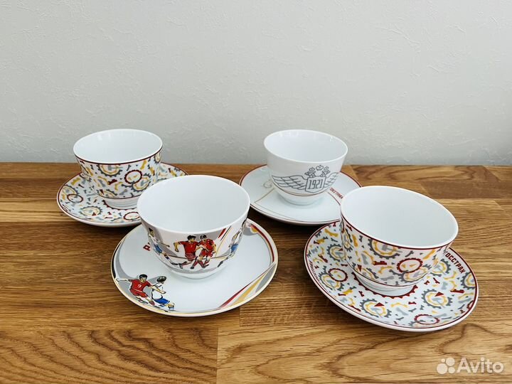 Чайные пары 4 шт. футбол