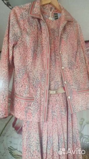 Платье с жакетом винтаж стиль Gucci