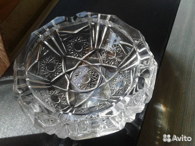 Хрустальная пепельница