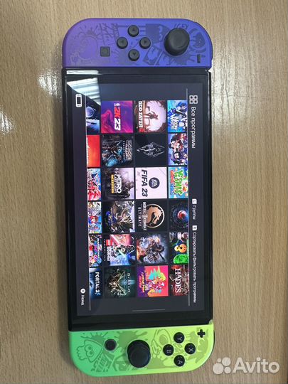 Nintendo switch oled с играми