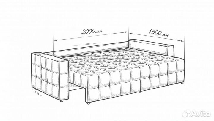 Диван раскладной в рассрочку