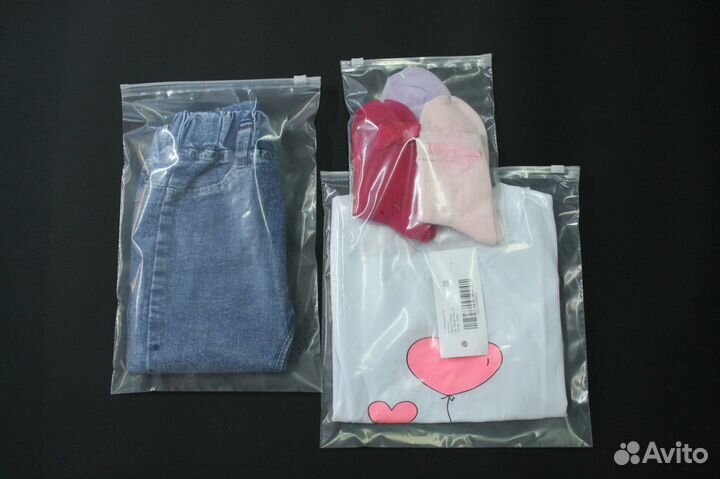 Пакет Zip Lock Зип лок 30*40 60 мкм прозрачный