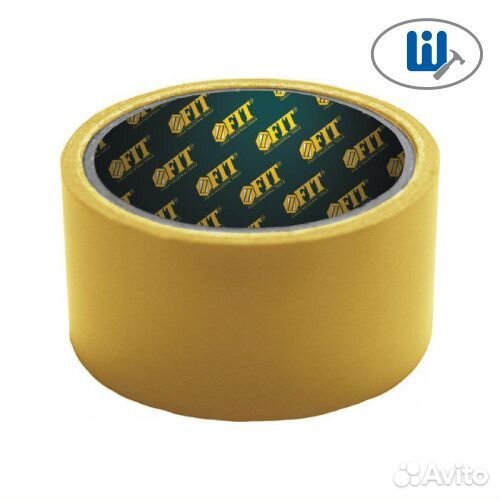Лента клейкая двустороняя 48мм х 5м Fit