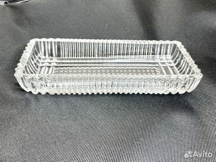 Хрустальная селедочница СССР