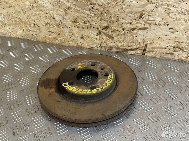 Диск тормозной передний Chevrolet Cruze J300