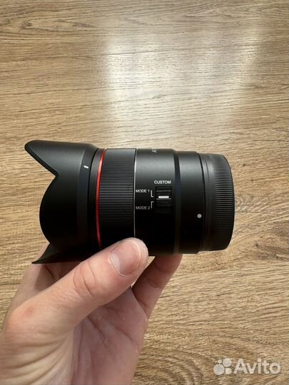 Объективы Sony zeiss 24-70mm и Samyang 35mm