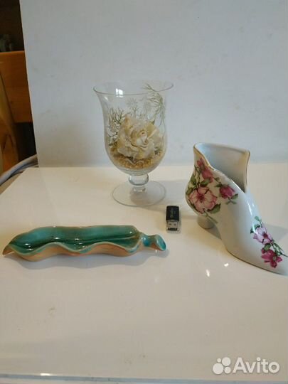 Бокал-ваза с розой и романтичные сувениры