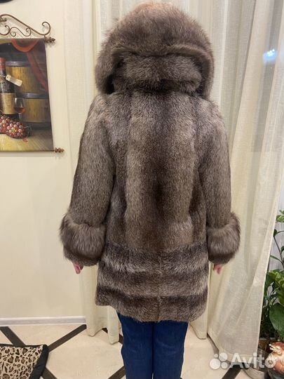 Шуба из песца