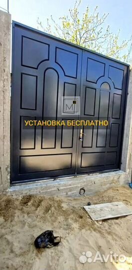 Ворота в Хасавюрте в стиле артдеко на заказ