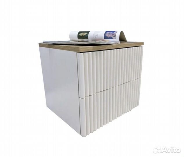 Тумба прикроватная белая