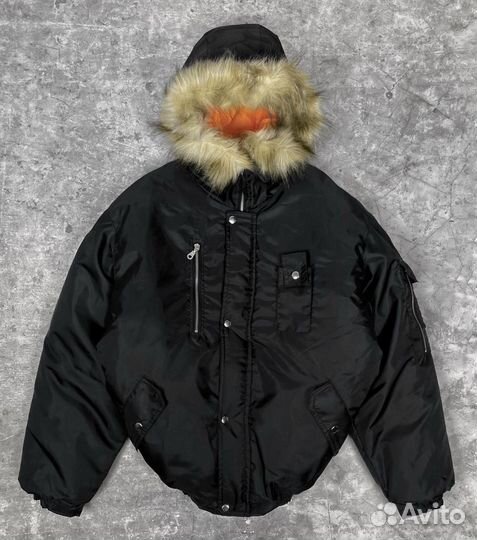Бомбер зимний с мехом N2B Alaska Grailz racer type