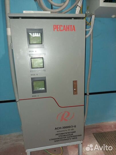 Стабилизатор напряжения бу 30 кВт