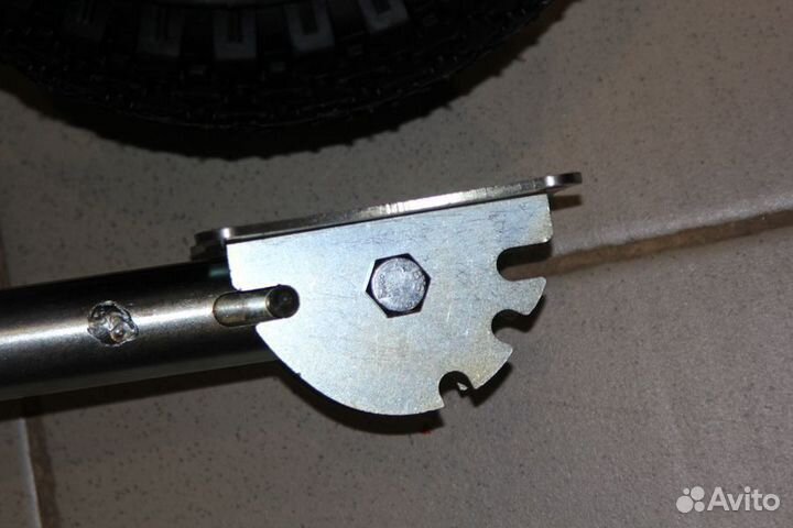 Колеса транцевые перекидные, Ёж, оцинковка