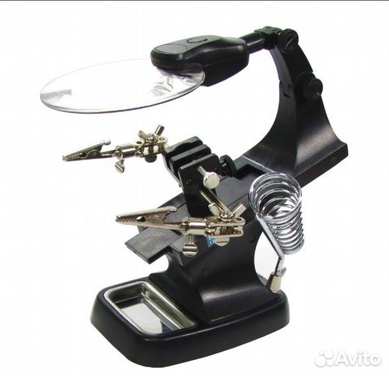 Настольная лупа (третья рука)