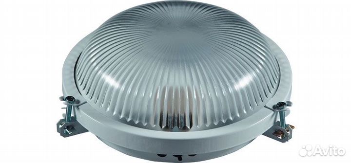 Светильник круглый большой без решетки нпп 03-100