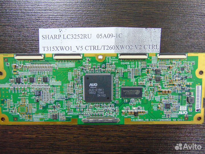 T-CON T315XW01 V5/T260XW02 V2