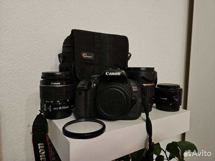 Canon EOS 650D + 3 объектива