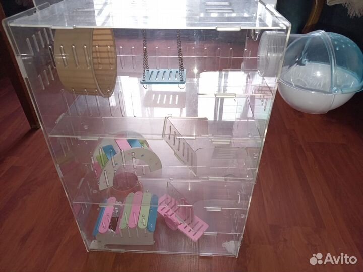 Клетка(аквариум ) для хомяка
