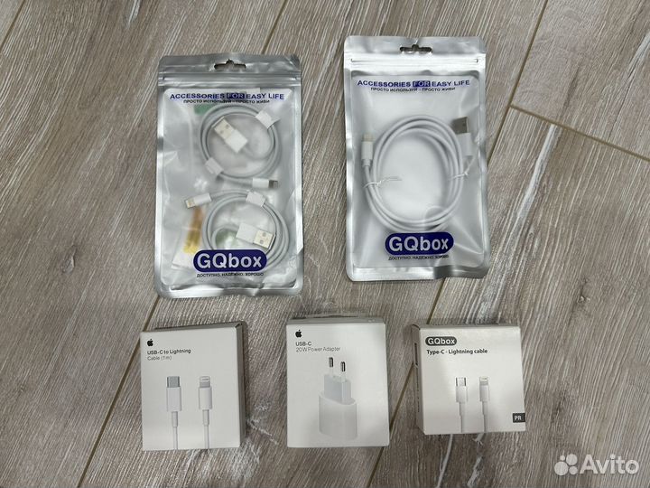 Кабель и блок для iPhone