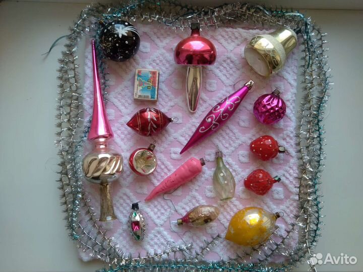 Елочные игрушки СССР (цена за все)